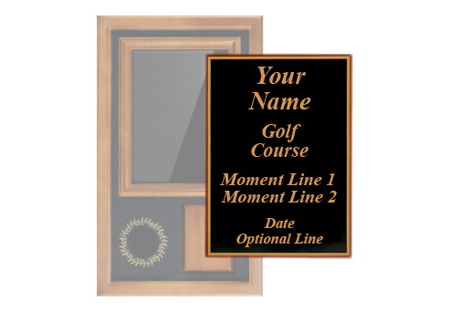 Custom Laser-Engraved Plaque - Vertical