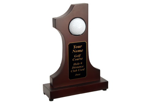 Hole-in-One Trophy - Rosewood