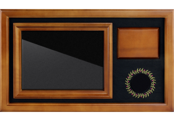 Memorable Moments Ball & 6"x8" Scorecard Display - Wood - My Golf Memories