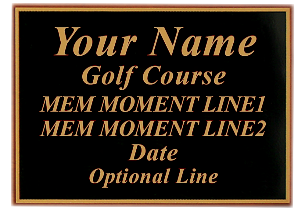 Custom-Laser-Engraved-Plaque-for-Memorable-Moments-Ball-&-6"x8"-Scorecard-Display-My-Golf-Memories-Close-Up